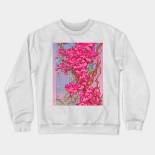 Bougainvillea Garden Crewneck Sweatshirt